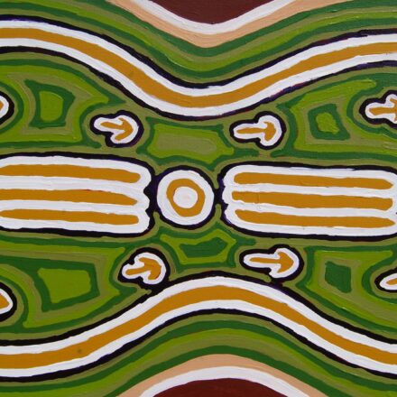Bush Turkey Dreaming - Wardilyka Jukurrpa - Painting - Beth Nungarrayi Patrick Barnes