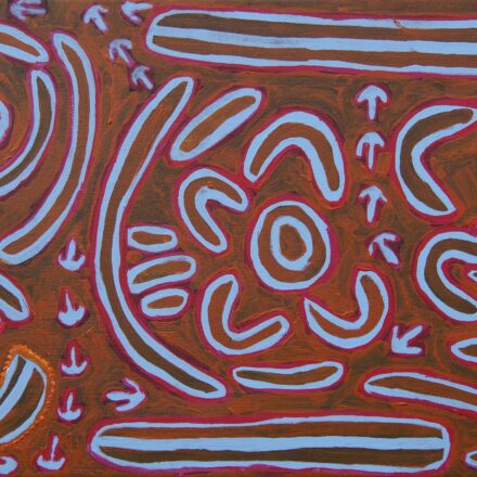 Diamond Dove Dreaming - Kurlukuku Jukurrpa - Painting - Molly Tasman