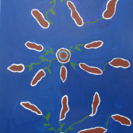 Bush Potato Dreaming - Yarla Jukurrpa - Painting - Annie Johnson