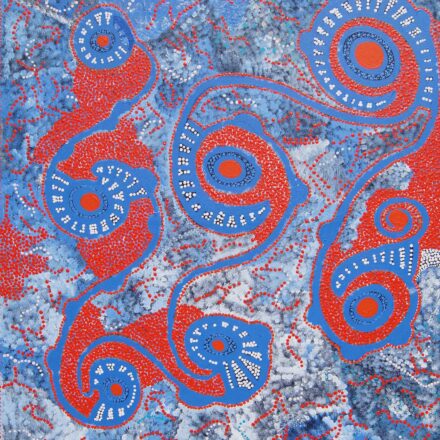 Bush Tomato Dreaming - Ngayaki Jukurrpa - Painting - Ursula Napangardi Marks