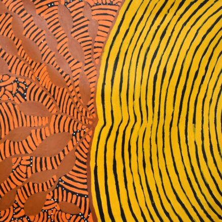 Bush Potato Dreaming - Yarla Jukurrpa - Painting - Ursula Napangardi Marks