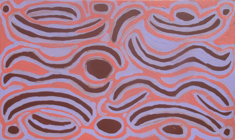 Seed Dreaming - Ngurlu Jukurrpa; Napurrurla, Nakamarra-kurlangu - Painting - Molly Tasman