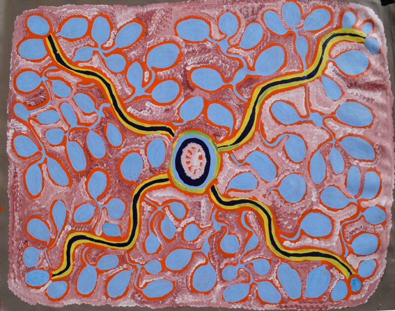 Bush Potato Dreaming - Yarla Jukurrpa - Painting - Molly Tasman