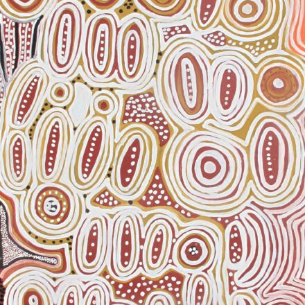 Seed Dreaming - Ngurlu Jukurrpa; Napurrurla, Nakamarra-kurlangu - Painting - Rosie Tasman