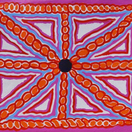 Bush Tomato Dreaming - Ngayaki Jukurrpa - Painting - Ursula Napangardi Marks