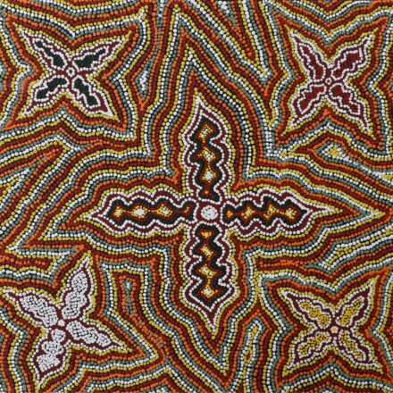 Bush Flower Dreaming - Jinjirla Jukurrpa - Painting - Ruth Jigili