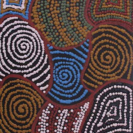 Water / Ngapa Dreaming - Painting - Angeline Nampijinpa Tasman