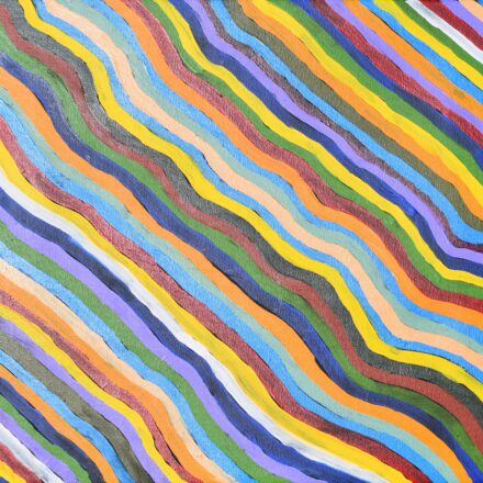 rainbow - Painting - Agnes Napanangka Donnelly