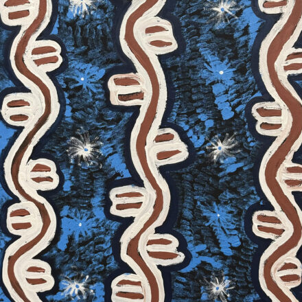 Ngapa Jukurrpa Water Dreaming - Painting - Ruth Jigili