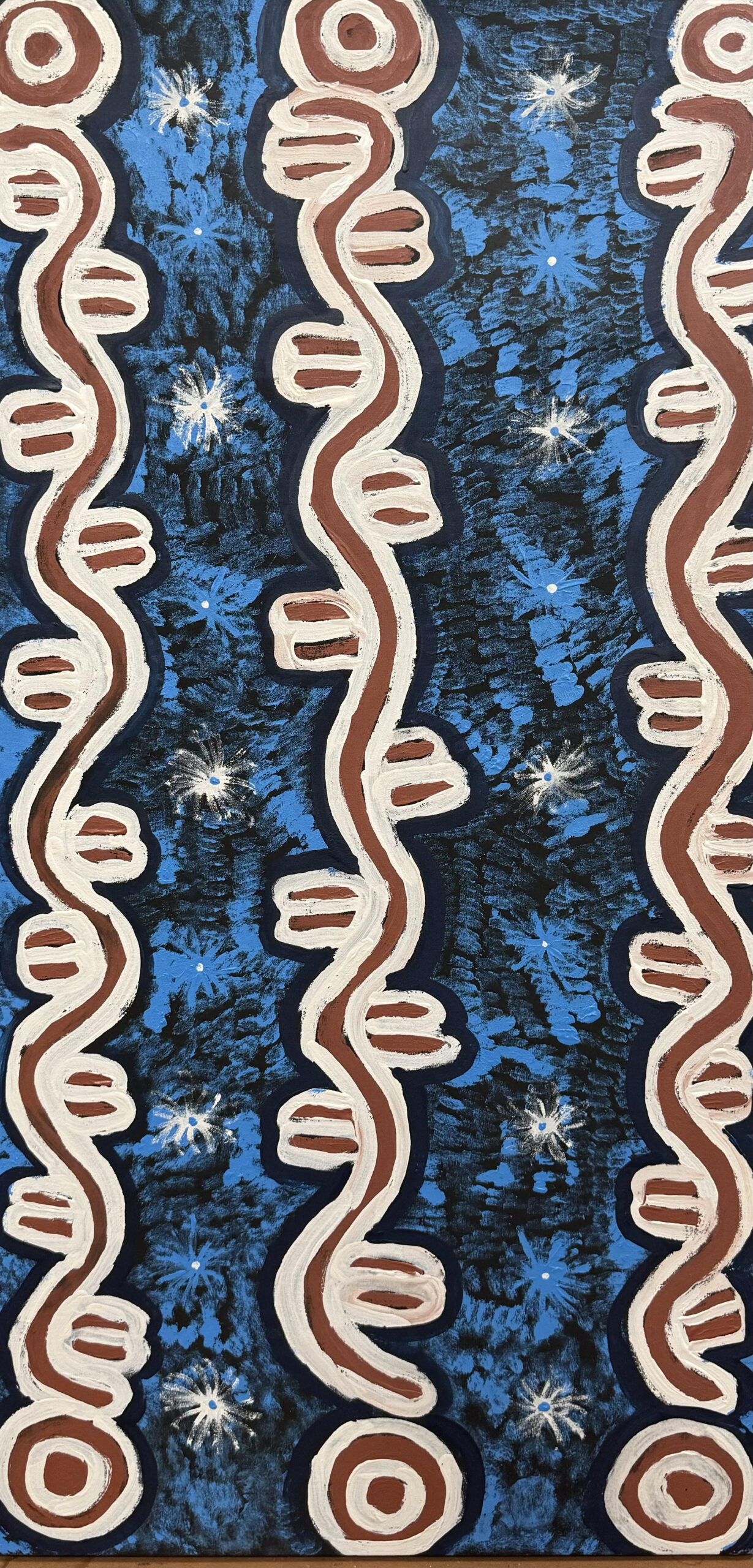 Ngapa Jukurrpa Water Dreaming - Painting - Ruth Jigili