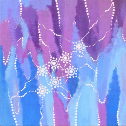 Seven Sisters - Napaljarri Jukurrpa - Painting - Margaret Johnson