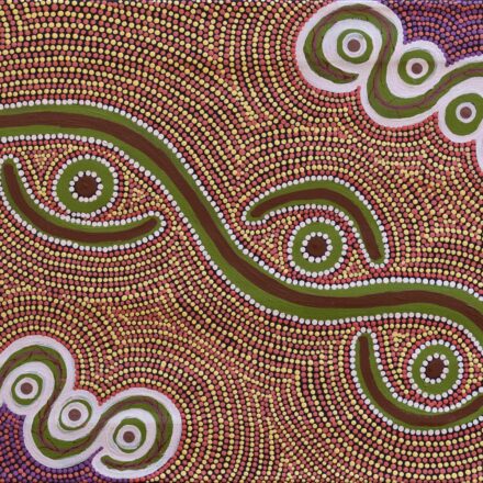 Bush Vine Dreaming - Ngalyipi Jukurrpa - Painting - Robyn Napurrurla Lawson
